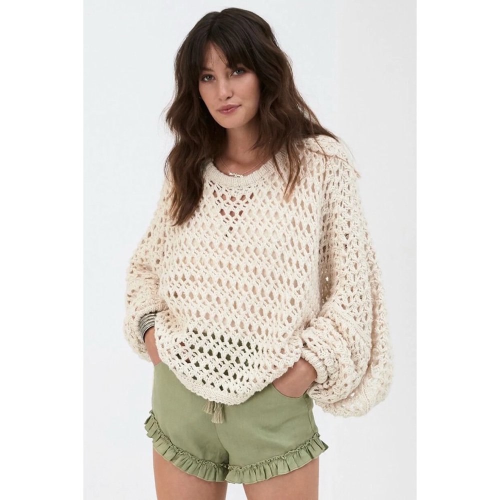 Eaglehawk Slouch Knit in Cream